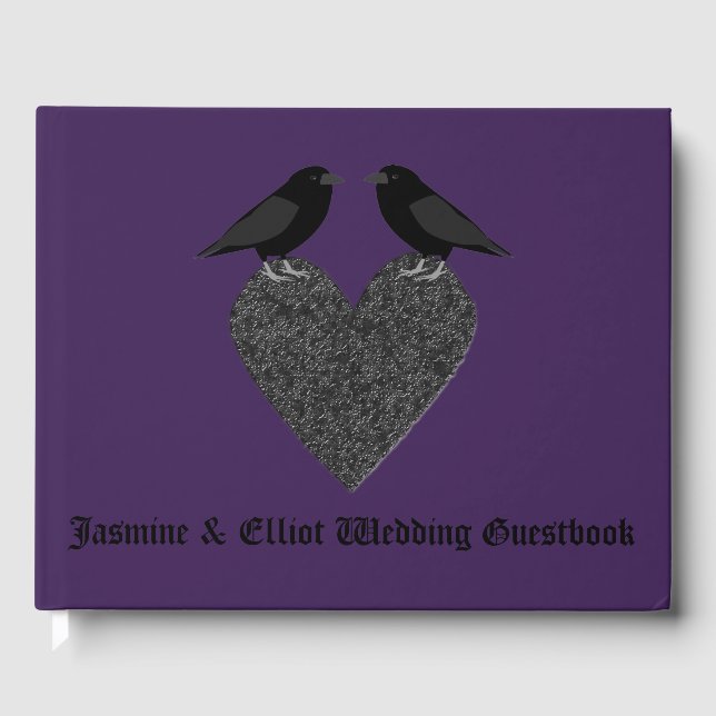 Livre D'or Ravens gothiques et Mariage de coeur noir (Recto)