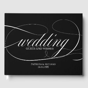 Livre D'or Réserver mariage Fancy Black And White