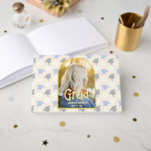 Retro Peach Graduation