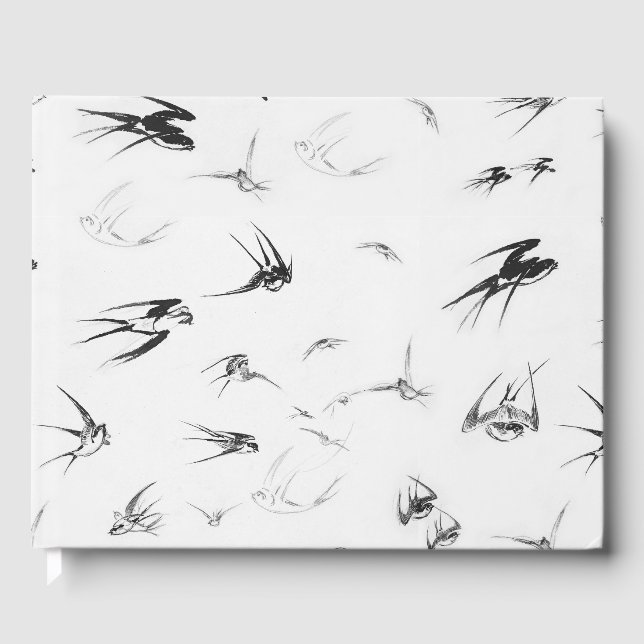 Livre D'or Retro Swallow Bird Nature Animal (Recto)