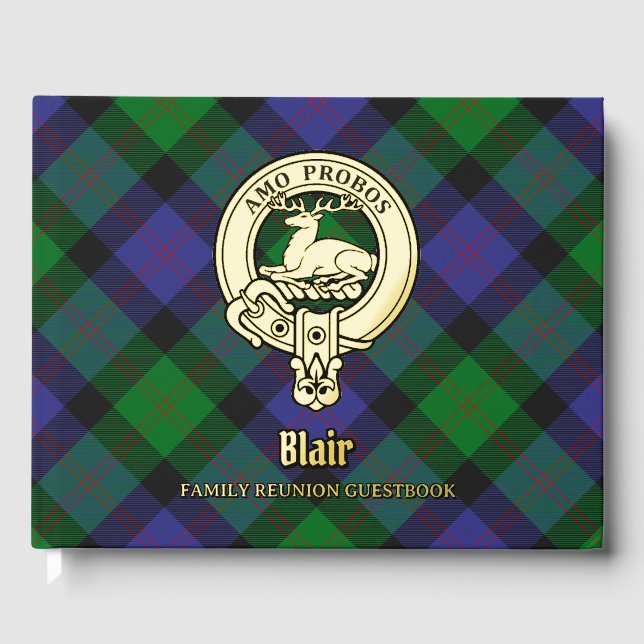 Livre D'or Réunion de la famille Blair (Recto)