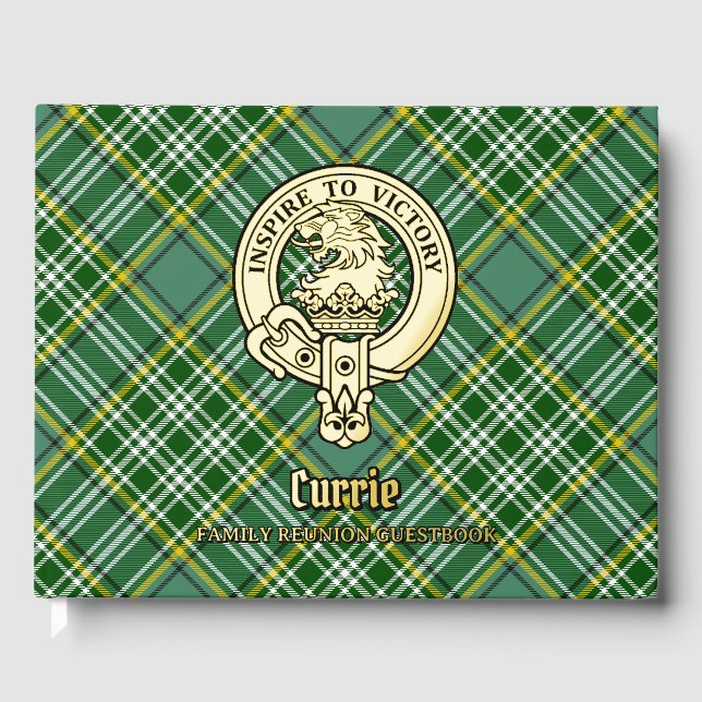 Livre D'or Réunion de la famille Currie (Recto)