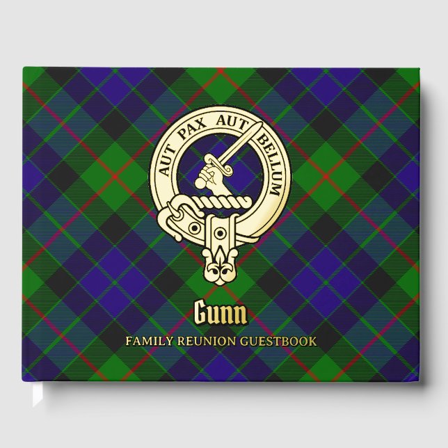Livre D'or Réunion de la famille Gunn (Recto)