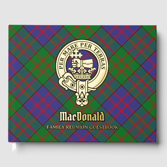 Livre D'or Réunion de la famille MacDonald (Recto)