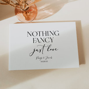 Livre D'or Rien de Fantaisie Juste un Mariage Minimaliste et