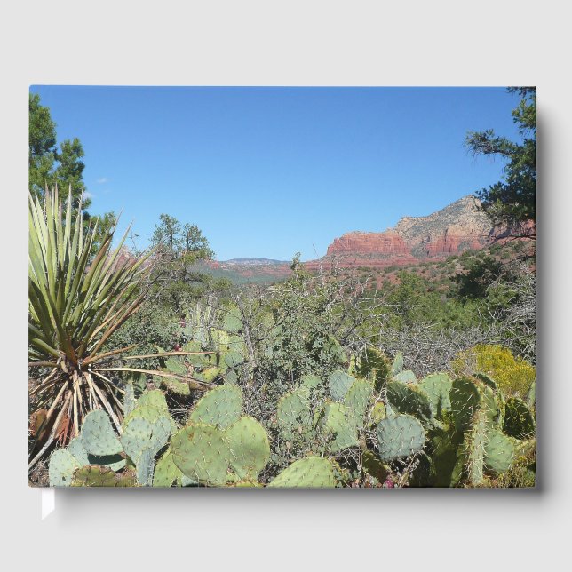 Livre D'or Rochers rouges et cactus I (Recto)