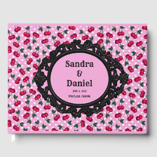 Livre D'or Rockabilly Mariage Réserver Vintage Cherries