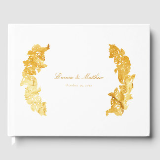 Livre D'or Rococo Marie Antoinette Golden Botanique Crest