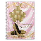 Livre d'or rose High Heel Chaussure Anniversaire