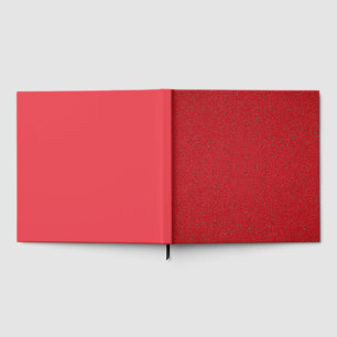 Livre d'or rouge semi-texturé (division verticale)