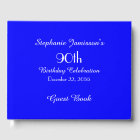 Royal Blue Anniversaire de la fête de mémoire livr