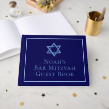 Royal Blue Bar Mitzvah Party Star de David