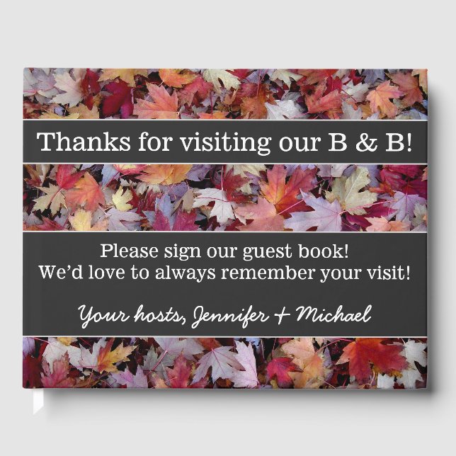 Livre d'or Rustique et Basic B&B (Recto)