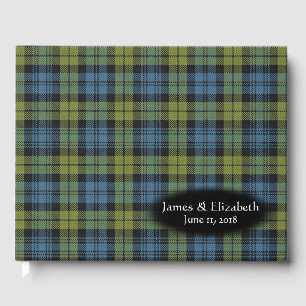 Livre D'or Scottish Campbell Family Tartan Plaid Mariage