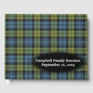 Livre D'or Scottish Campbell Tartan Plaid Family Reunion
