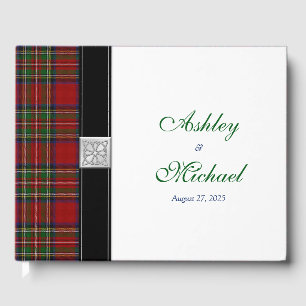 Livre D'or Scottish Celtic Royal Stuart Tartan Mariage