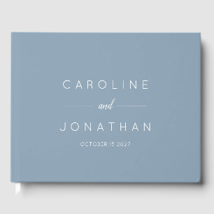 Livre D'or Script minimaliste moderne Mariage personnalisé Du