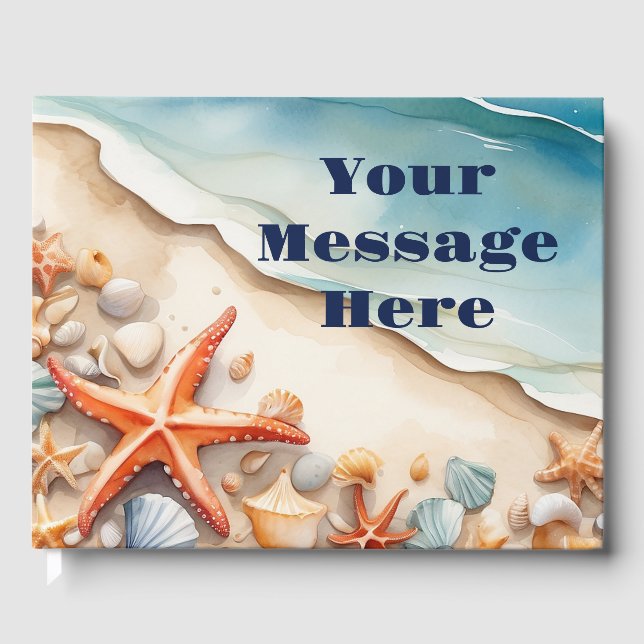 Livre D'or Seashore Bliss Beach Party (Recto)