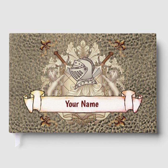 Livre D'or Sepia knight Shield (Recto)