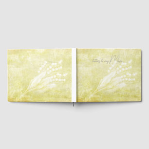 Livre D'or Serene Floral Loss of Mother Journal personnalisé