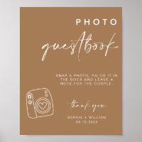Livre d'or | signe du livre d'or de boho polaroid