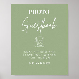 Livre d'or Signe minimaliste moderne Mariage