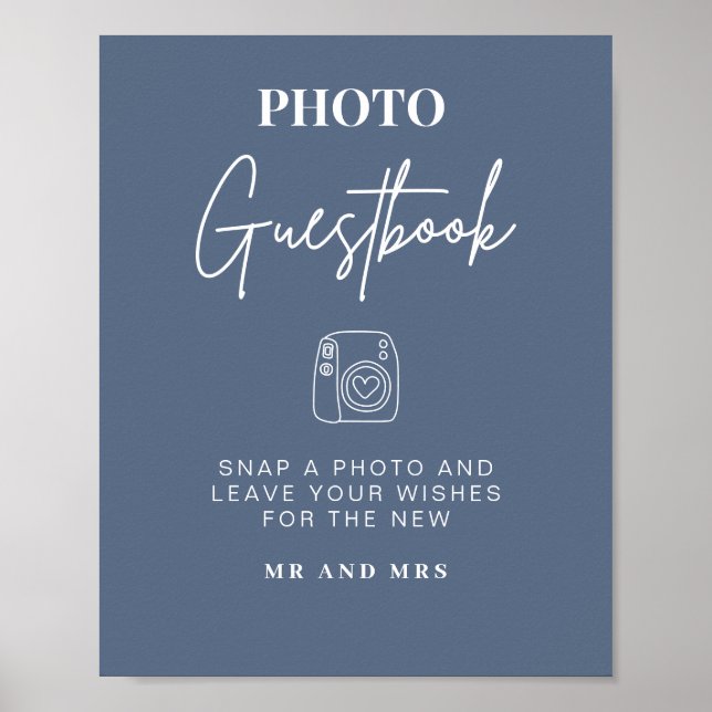 Livre d'or | Signe minimaliste moderne Mariage (Devant)