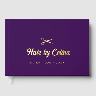Livre D'or Simple elegant business light beauty salon