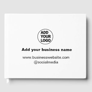 Livre D'or simple minimum ajouter votre logo/design personnal