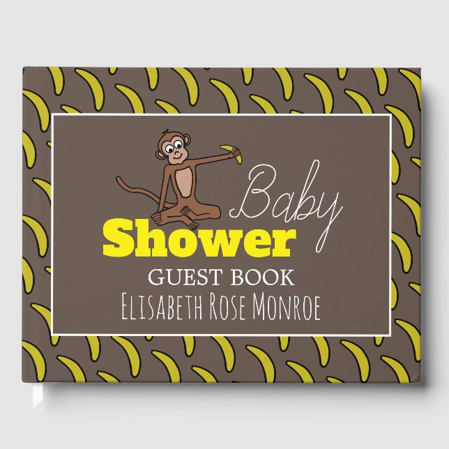 Livre D'or Singe, Baby shower (Recto)