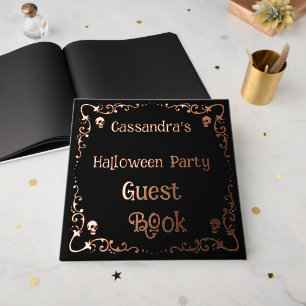 Livre D'or Soirée d'Halloween personnalisée