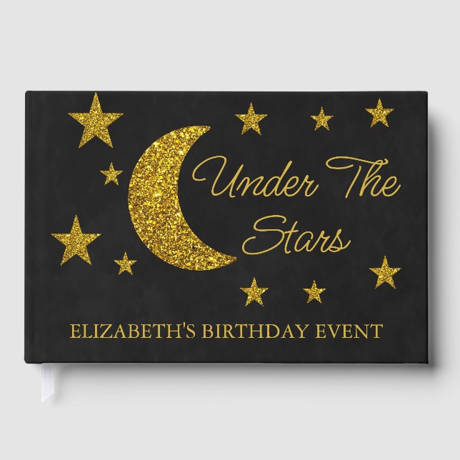 Livre D'or Sous les étoiles Anniversaire (Recto)