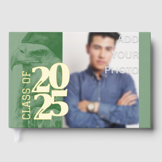 Livre D'or Special Foil Ajouter Photo Graduation Party Book (Recto)