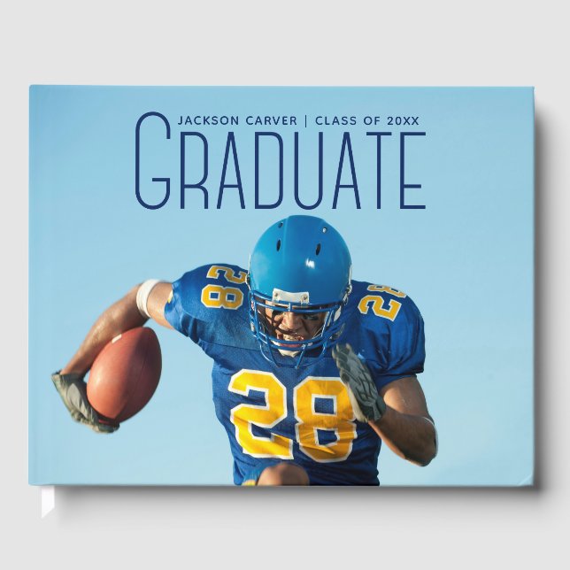 Livre D'or Sport Athlète Graduate Photo 2025 Graduation (Recto)