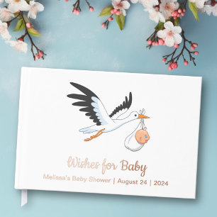 Livre D'or Stores sur Baby shower blanc
