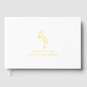 Livre D'or Stork Genre Neutre Baby shower Se connecter