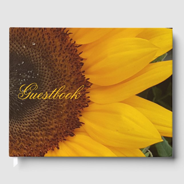 Livre d'or sur la photographie florale des fleurs  (Recto)