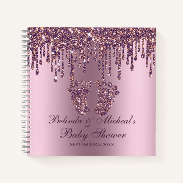 Livre d'or sur le Baby shower de parties scintilla (Devant)