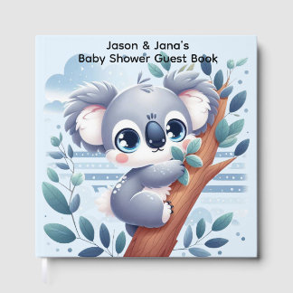 Livre D'or Sweet Baby Koala - Shower Guest Book