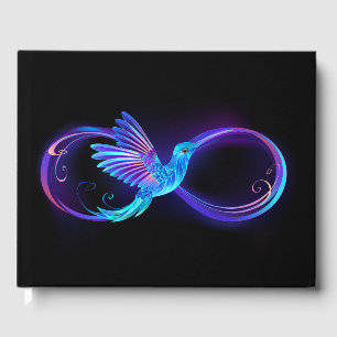 Livre D'or Symbole de Neon Infinity par Glowing Hummingbird