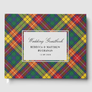 Livre D'or Tartan Clan Buchanan Carreaux Multicolore Personna