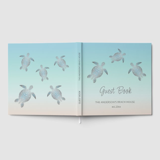 Livre D'or Tortues d'argent Turquoise Coastal Beach House (Complet)