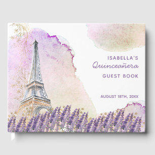 Livre D'or Tour Eiffel Quinceanera