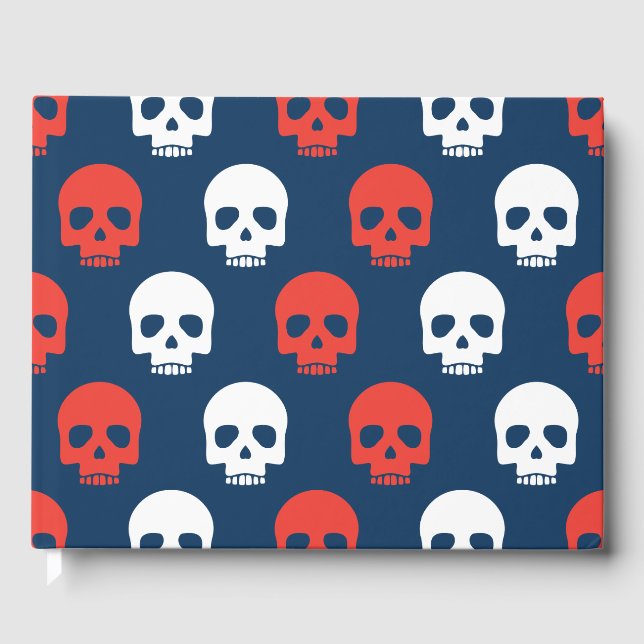 Livre D'or Trick d'Halloween ou traiter les mignons crânes. A (Recto)