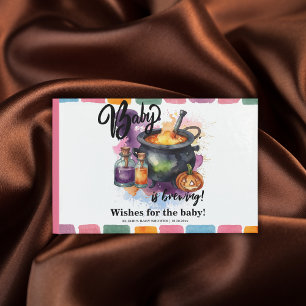 Livre D'or Un Bébé est en train de brasser   Baby shower d'Ha