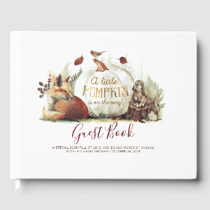 Livre D'or Un petit Citrouille se trouve sur le Baby shower W