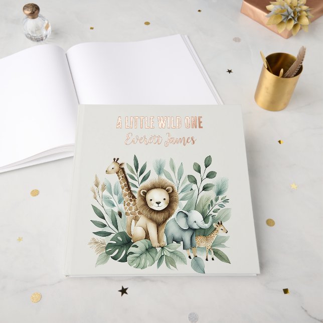 Livre D'or Un Peu Sauvage (Recto ouvert)