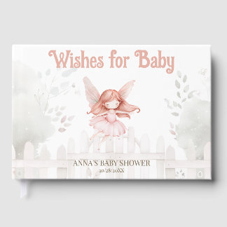 Livre D'or Une petite fée est en chemin Baby shower
