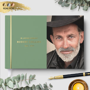 Livre D'or Vert fin et vrai huile, dans la mémoire amoureuse