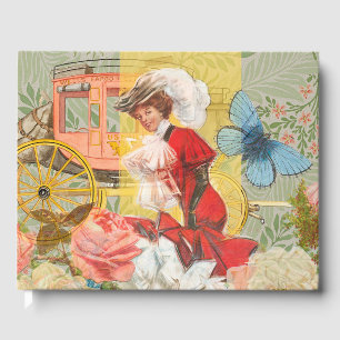 Livre D'or Victorian Lady Woman Fun Carriage